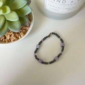 beaded dice bracelet